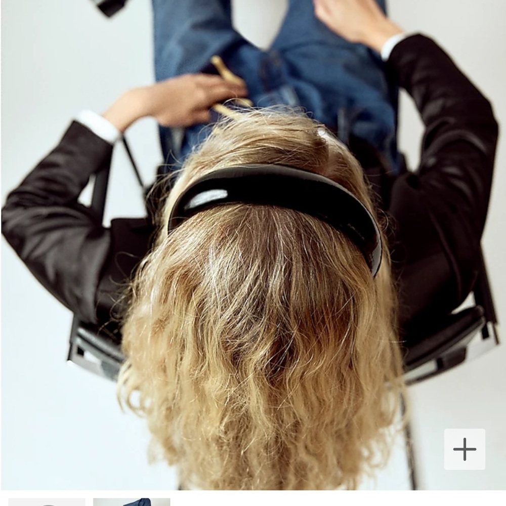 J.Crew patent leather headband